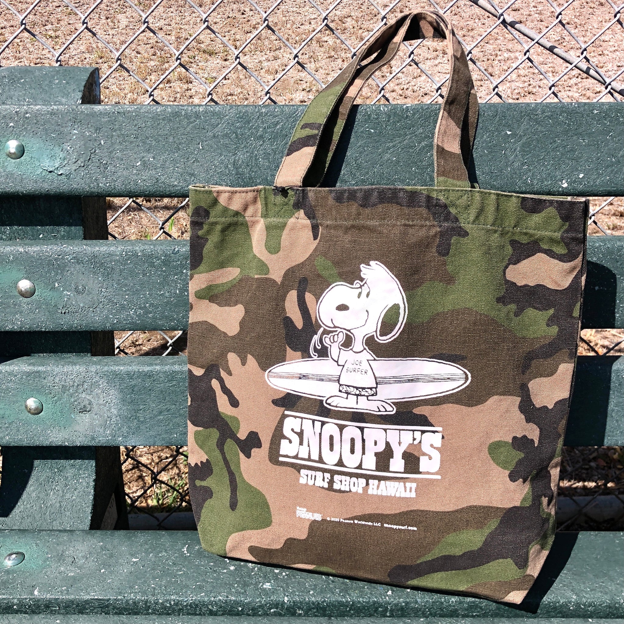 OS CAMO JOE TOTE 001 – SNOOPY'S SURF SHOP